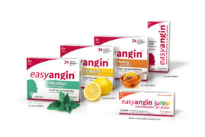 easyangin Packshots (Arzneimittel)