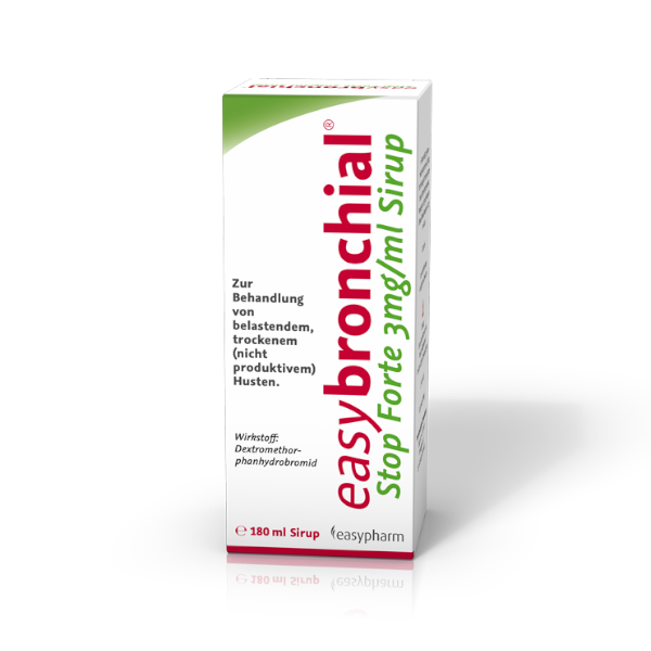 Packshot Abbildung von easybronchial® STOP FORTE Packshot