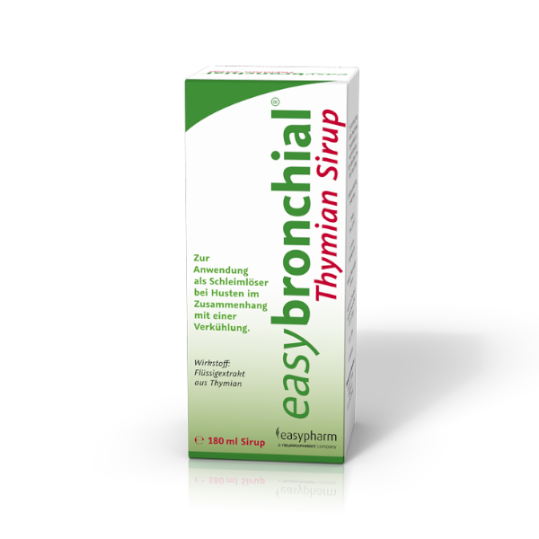 Packshot Abbildung von easybronchial® Thymian Sirup Packshot